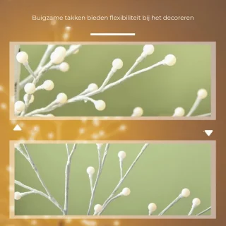 Lichtboom LED-lichttak 150 cm 120 LEDs Warmwit