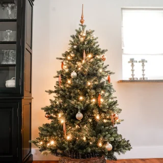 Little Grove Witte Spar Kunstkerstboom H180xØ122 cm
