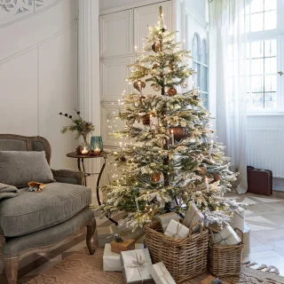 LOBERON Kerstboom Lokossa groen/wit