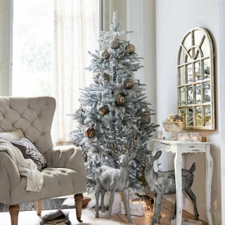LOBERON Kerstboom Lokossa groen/wit