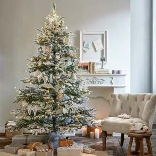 LOBERON Kerstboom Lokossa groen/wit