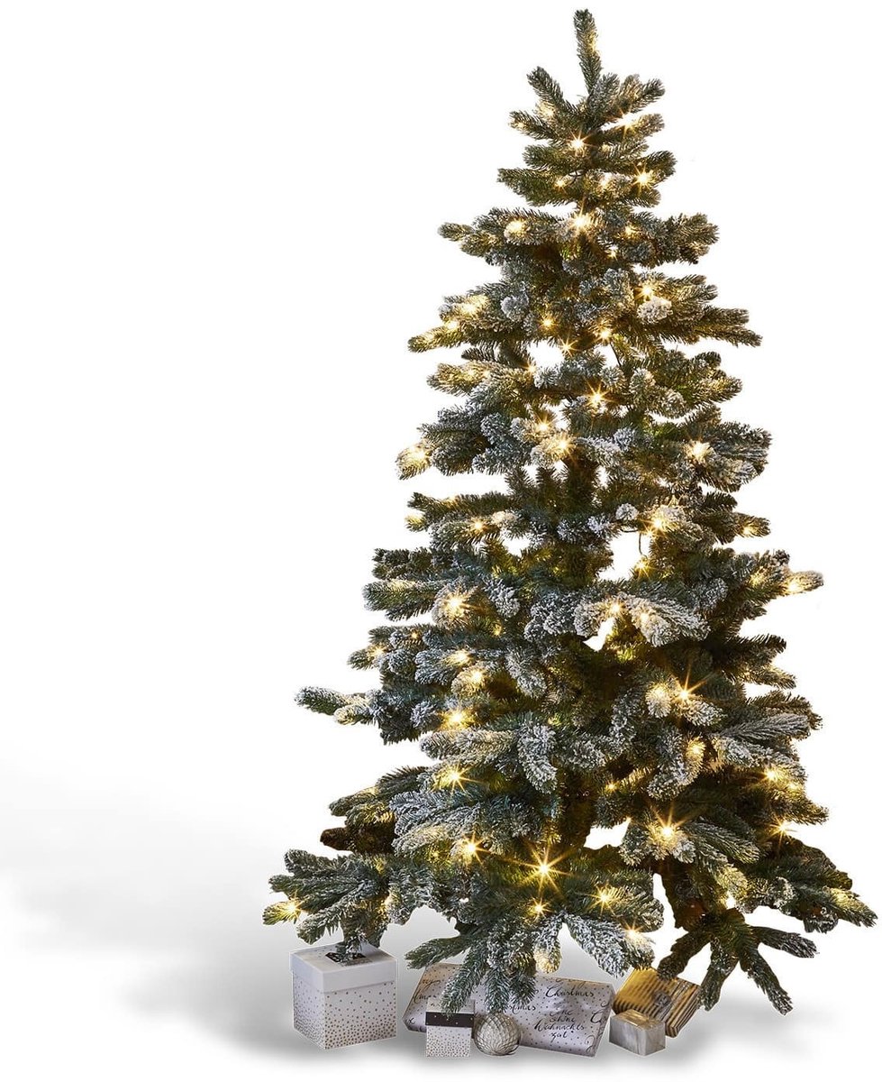 LOBERON Kerstboom Mannier groen/wit