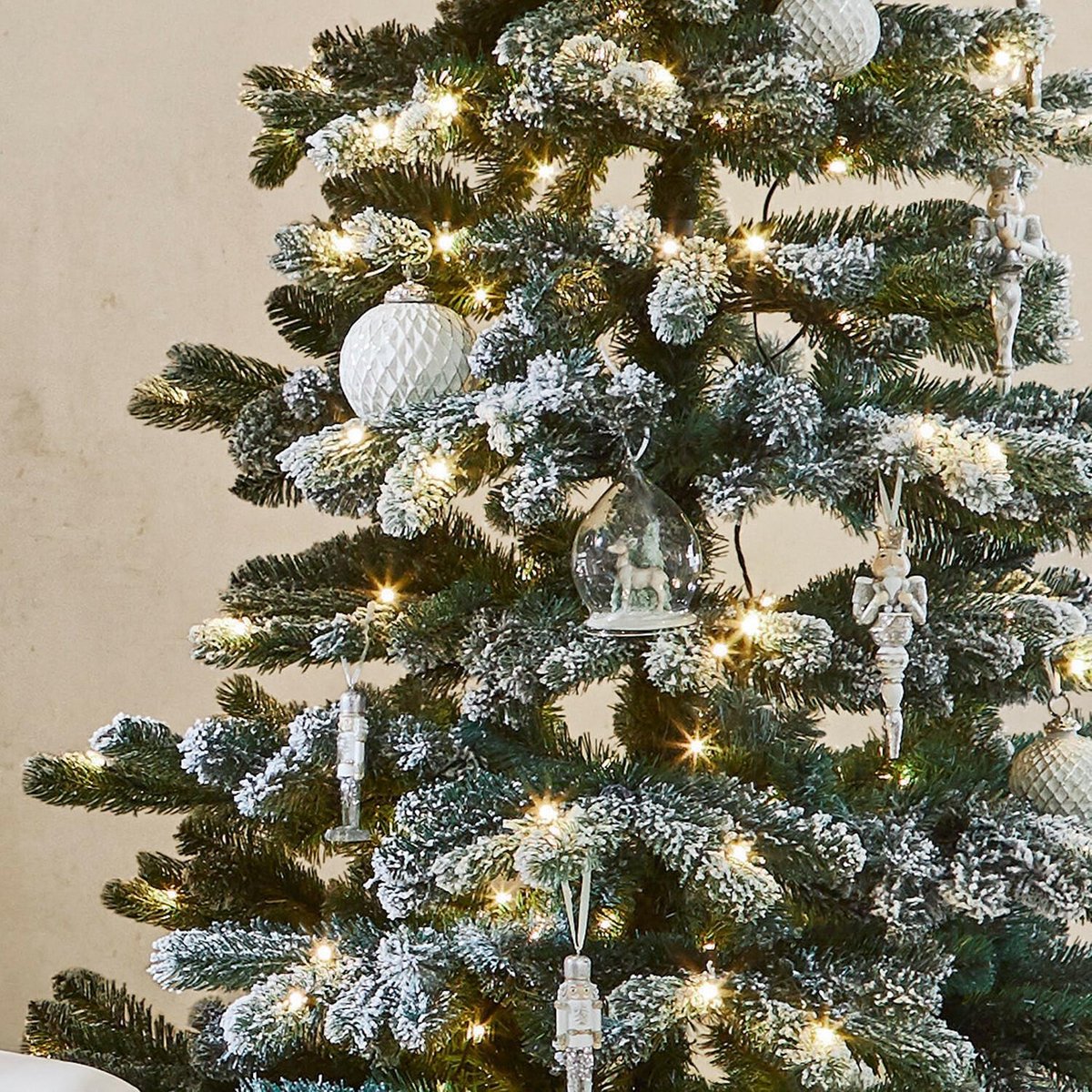 LOBERON Kerstboom Mannier groen/wit