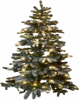 LOBERON Kerstboom Mannier groen/wit