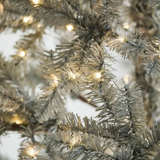LOBERON Kerstboom Sansais groen/wit