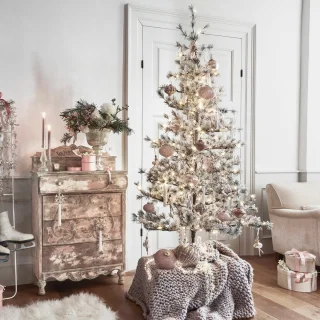 LOBERON Kerstboom Sapi groen/wit