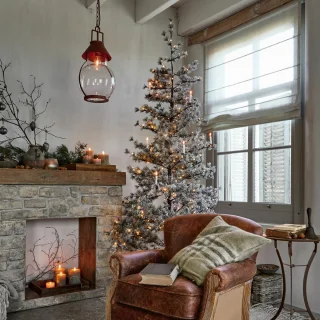 LOBERON Kerstboom Sapi groen/wit