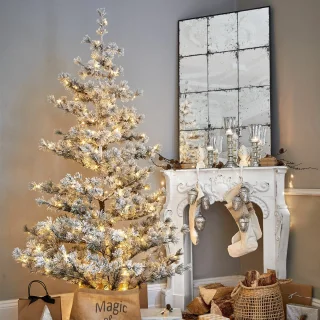 LOBERON Kerstboom Sapi groen/wit