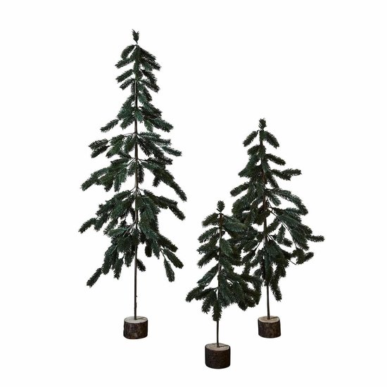 LOBERON Lorin kerstboom set van 3 groen
