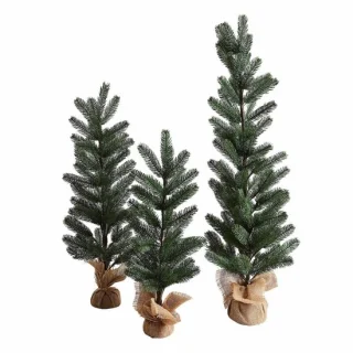 LOBERON Merpins Sierboom set van 3 groen