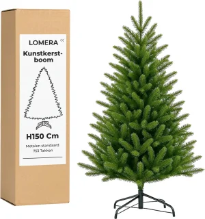 Lomera Kunstkerstboom 150 cm - Metalen standaard