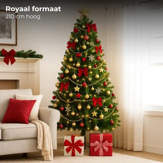 Lomera Kunstkerstboom 210 cm met standaard