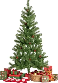 Lomera Kunstkerstboom 210 cm - Metalen standaard
