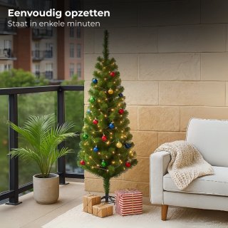 Wat vinden we goed aan de Lomera Kunstkerstboom Potloodmodel 120 cm