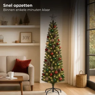 Lomera Potloodmodel Kunstkerstboom 180 cm - Groen