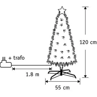 Luca Lighting Abbey kunstkerstboom
