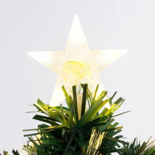 Luca Lighting Mercury Kunstkerstboom Fiber Optic LED H150 Groen