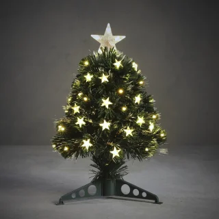 Luca Lighting Mercury Kunstkerstboom Fibre Optic H45 Ø25 cm Groen