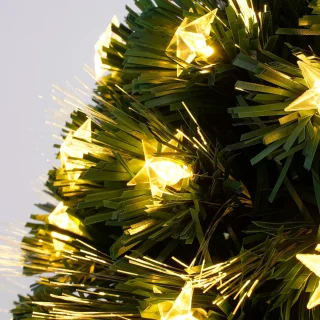 Luca Lighting Mercury Kunstkerstboom Fibre Optic H45 Ø25 cm Groen