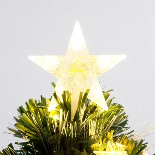 Luca Lighting Mercury Kunstkerstboom Fibre Optic H45 Ø25 cm Groen