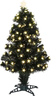 Luca Lighting Mercury Kunstkerstboom Fibre Optic H90xØ40 cm Groen