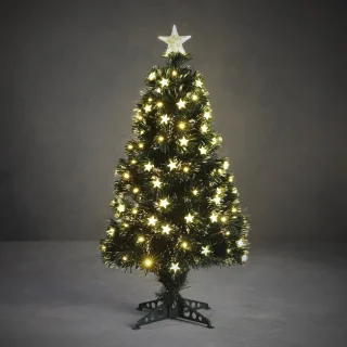 Luca Lighting Mercury Kunstkerstboom Fibre Optic H90xØ40 cm Groen