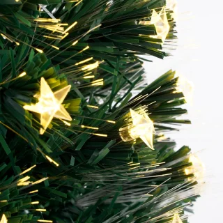 Luca Lighting Mercury Kunstkerstboom Fibre Optic H90xØ40 cm Groen