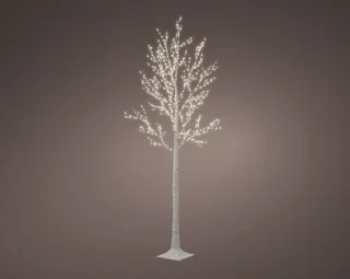 Lumineo Micro LED Boom 220 cm Wit