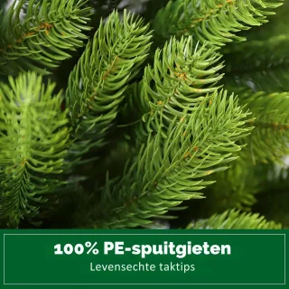 Luxe 210 cm Kunstkerstboom met 1080 PE-takken inclusief standaard