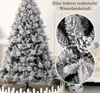 Luxe Flocked Kunstkerstboom