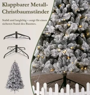 Luxe Flocked Kunstkerstboom