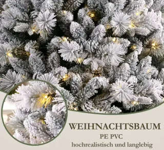 Luxe Flocked Kunstkerstboom