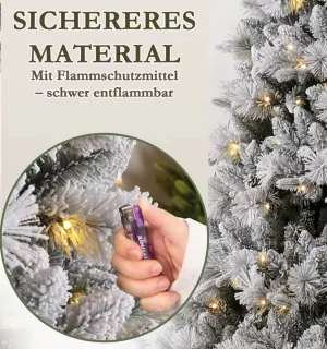 Luxe Flocked Kunstkerstboom