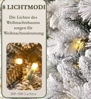 Luxe Flocked Kunstkerstboom