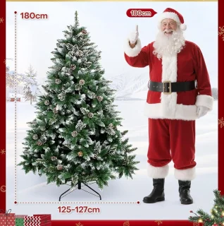 Luxe Kunstkerstboom 180 cm met Standaard