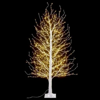 Luxe kunstkerstboom deluxe 180 cm met ledverlichting
