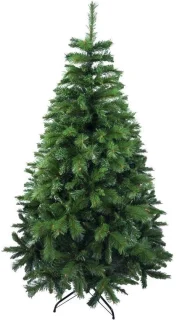 Luxe kunstkerstboom extra gevuld met metalen standaard