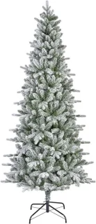 Luxe kunstkerstboom groen/wit 180 cm