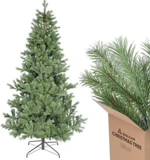 Luxe kunstkerstboom nordmann den 210 cm