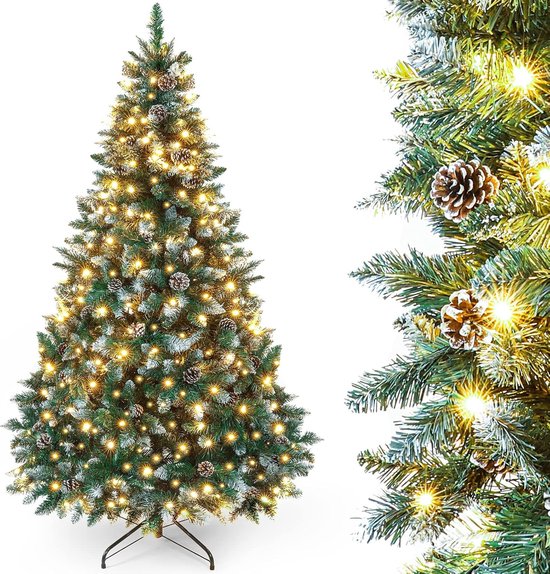 Magische Kunstkerstboom met Dennenappels 180 cm