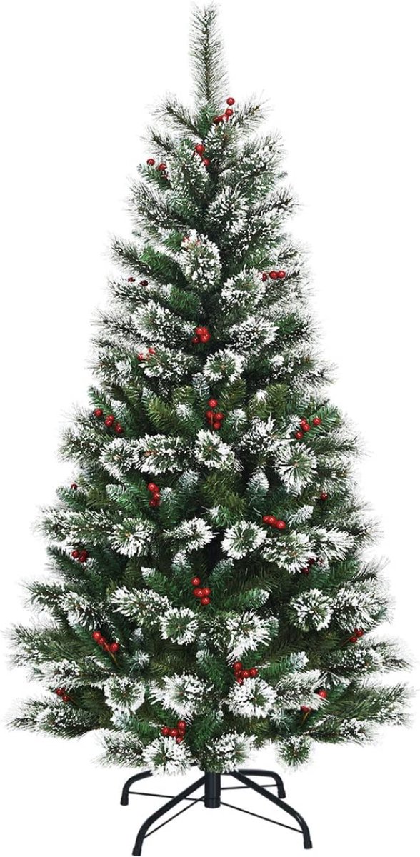 Mara Kunstkerstboom Denneboom 210 cm Rood