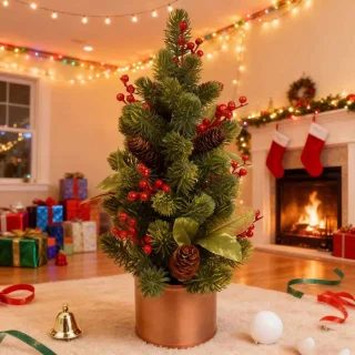Meedeer Kunstkerstboom Tafelmodel H45 cm Groen