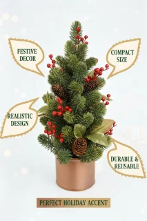 Meedeer Kunstkerstboom Tafelmodel H45 cm Groen