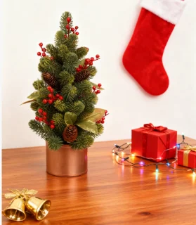 Meedeer Kunstkerstboom Tafelmodel H45 cm Groen