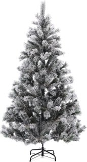 Meisterhome 210 cm kunstkerstboom met sneeuw en standaard