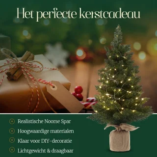 Meisterhome Set kunstkerstbomen - 3 stuks (75/90/125 cm)