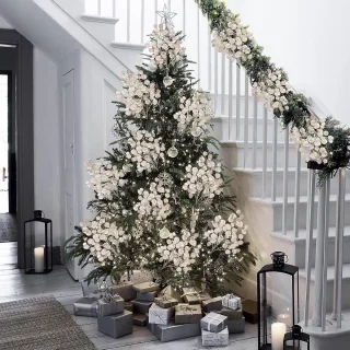 Merkloos Eucalyptus takken set 3x 60 cm goud