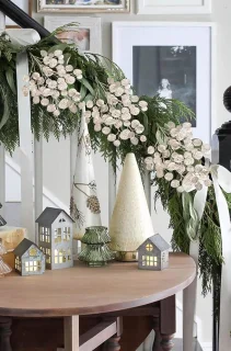 Merkloos Eucalyptus takken set 3x 60 cm goud