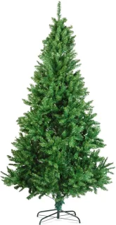 Merkloos Kunstkerstboom 210 cm PVC Donkergroen [56486F]