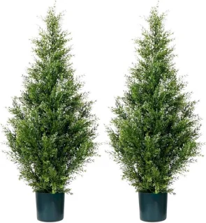 Merkloos Kunstmatige cederboom 90 cm - Kunstplant
